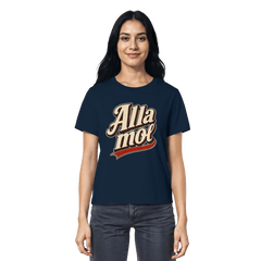 Alla mol - Ladies Bio - Shirt - Lady Shirt (French Navy, XS, ) - GruemArt