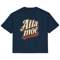 Alla mol - Ladies Bio - Shirt - Lady Shirt (French Navy, XS, ) - GruemArt