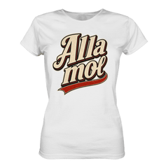 Alla mol - Ladies Bio - Shirt - Lady Shirt (White, XS, ) - GruemArt