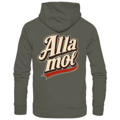 Alla mol - Unisex Bio - Hoodie - Hoodie (Khaki, S, ) - GruemArt
