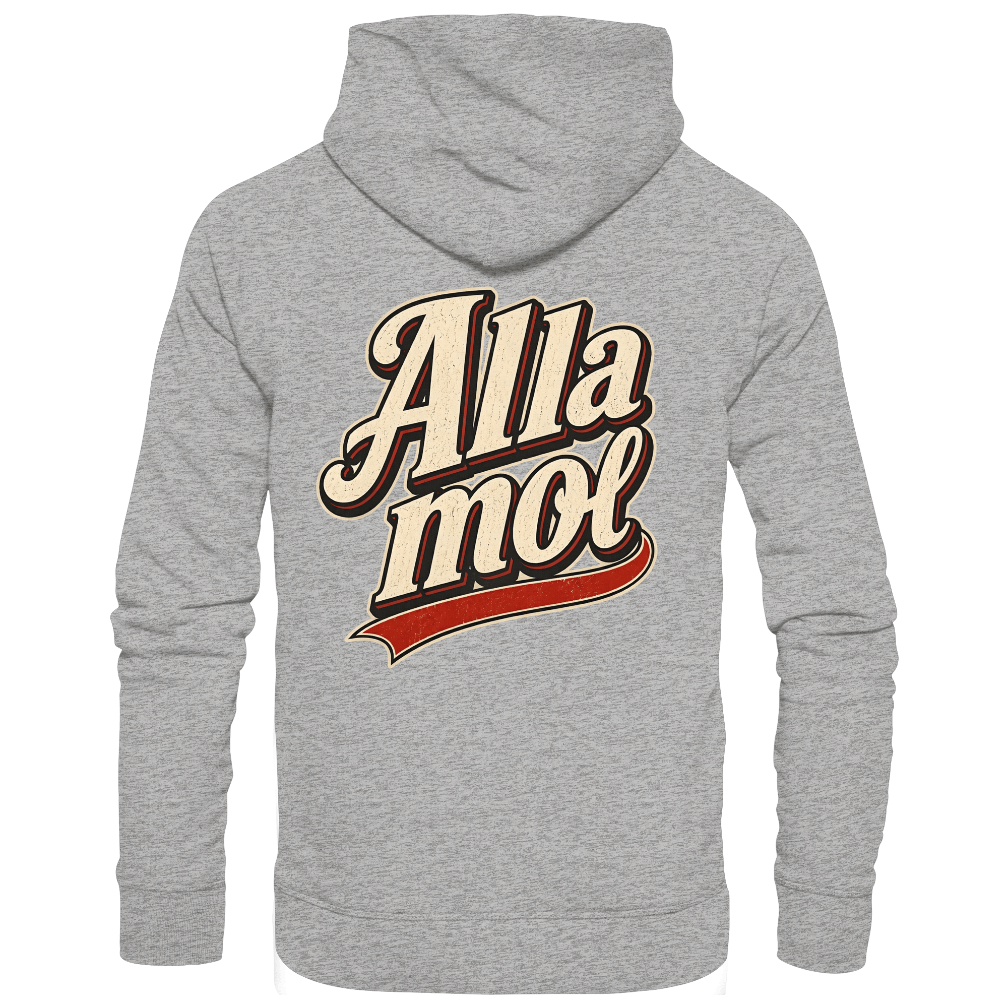 Alla mol - Unisex Bio - Hoodie - Hoodie (Heather Grey, S, ) - GruemArt