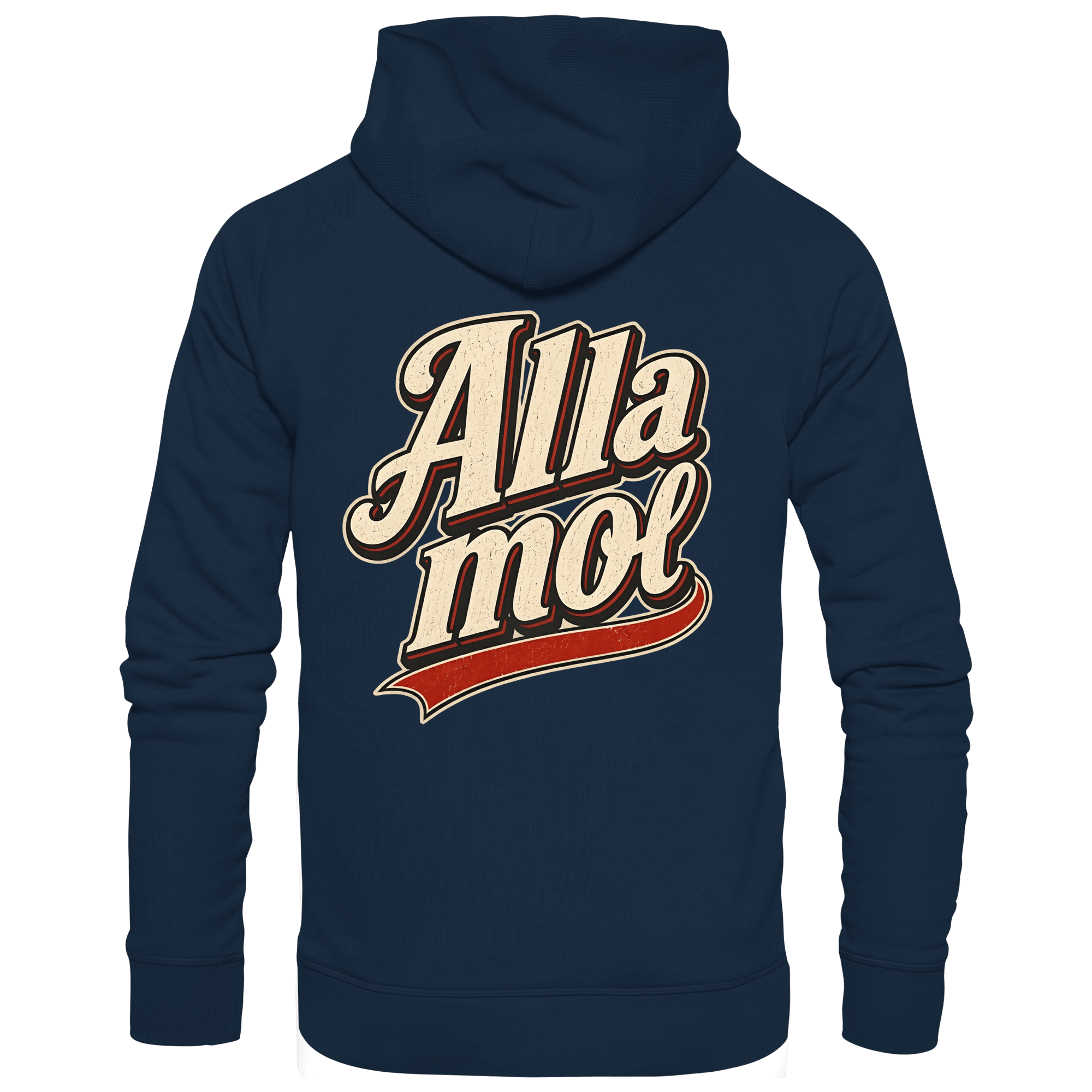 Alla mol - Unisex Bio - Hoodie - Hoodie (French Navy, S, ) - GruemArt