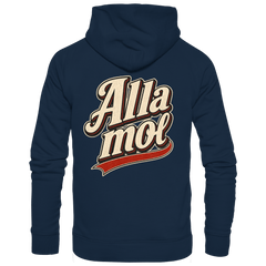 Alla mol - Unisex Bio - Hoodie - Hoodie (French Navy, S, ) - GruemArt