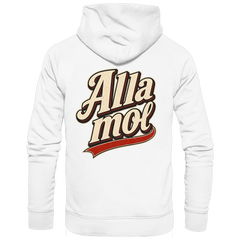 Alla mol - Unisex Bio - Hoodie - Hoodie (White, S, ) - GruemArt