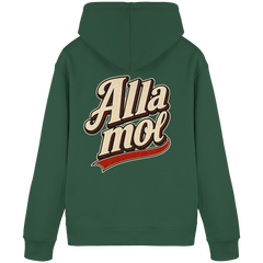 Alla mol - Unisex Bio - Hoodie - Hoodie (Bottle Green, S, ) - GruemArt