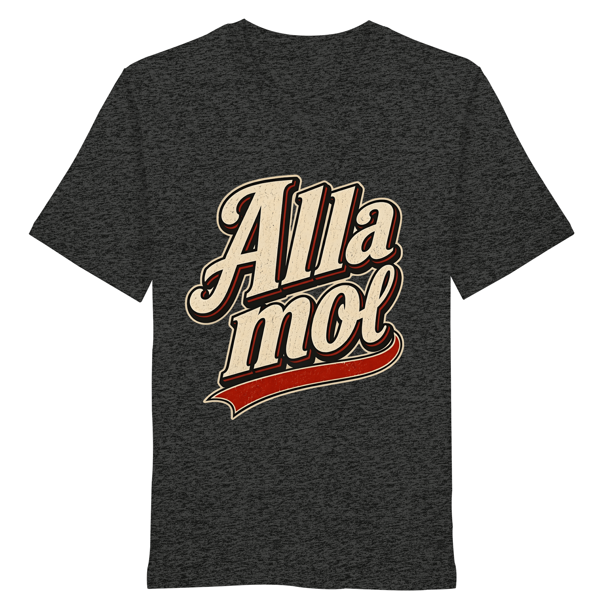 Alla mol - Unisex Bio - Shirt - Unisex Shirt (Dark Heather Grey, XS, ) - GruemArt