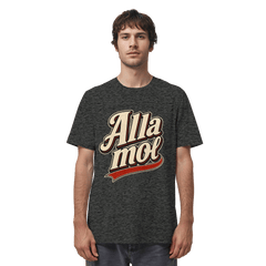 Alla mol - Unisex Bio - Shirt - Unisex Shirt (Dark Heather Grey, XS, ) - GruemArt