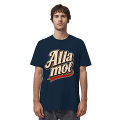 Alla mol - Unisex Bio - Shirt - Unisex Shirt (French Navy, XS, ) - GruemArt
