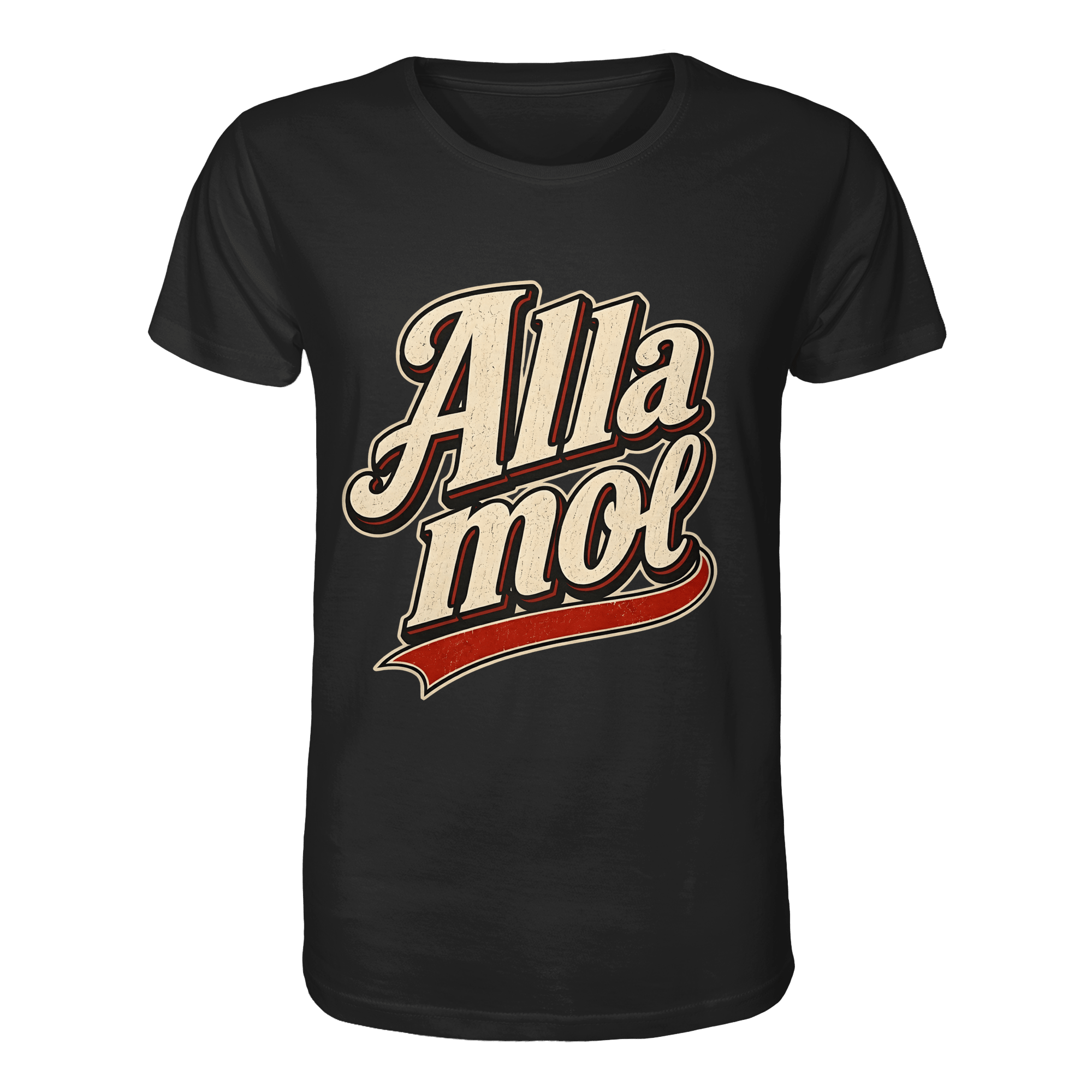 Alla mol - Unisex Bio - Shirt - Unisex Shirt (Black, XS, ) - GruemArt