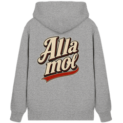 Alla mol - Unisex Bio - Zipper - Jacken/ Zipper (Grau meliert, XS, ) - GruemArt