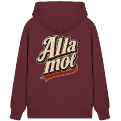Alla mol - Unisex Bio - Zipper - Jacken/ Zipper (Weinrot, XS, ) - GruemArt