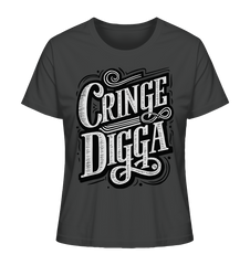 Cringe Digga - Ladies Organic Shirt - Lady - Shirts (Anthracite, XS, ) - GruemArt