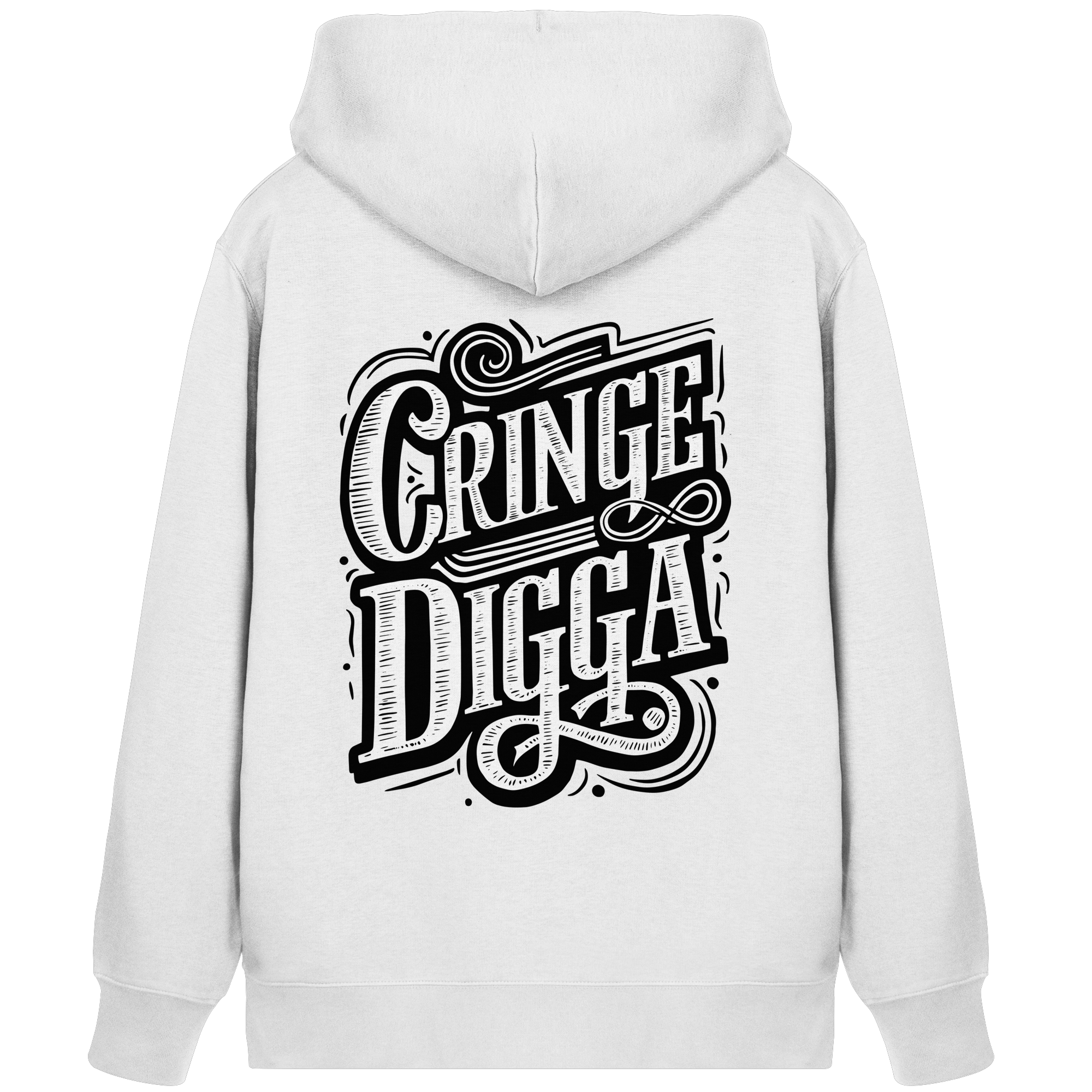 Cringe Digga - Organic Zipper - Jacken/ Zipper (White, XS, ) - GruemArt