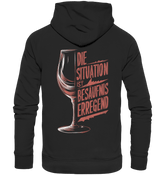 Die Situation ist Besäufnis erregend - Organic Hoodie - Hoodies (Black, XS, ) - GruemArt