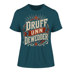 DRUFF UNN DEWEDDER - Fitted Ladies Organic Shirt - Lady - Shirts (Stargazer, XS, ) - GruemArt