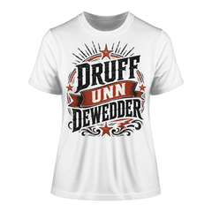 DRUFF UNN DEWEDDER - Fitted Ladies Organic Shirt - Lady - Shirts (White, XS, ) - GruemArt