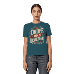 DRUFF UNN DEWEDDER - Fitted Ladies Organic Shirt - Lady - Shirts (Stargazer, XS, ) - GruemArt