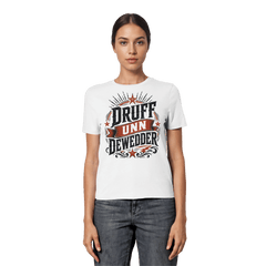 DRUFF UNN DEWEDDER - Fitted Ladies Organic Shirt - Lady - Shirts (White, XS, ) - GruemArt