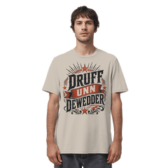 DRUFF UNN DEWEDDER - Organic Unisex Shirt - Unisex - Shirts (Desert Dust, XS, ) - GruemArt