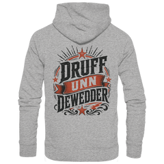 DRUFF UNN DEWEDDER - Unisex Bio - Hoodie - Hoodies (Heather Grey, XS, ) - GruemArt