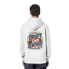 DRUFF UNN DEWEDDER - Unisex Bio - Hoodie - Hoodies (White, XS, ) - GruemArt