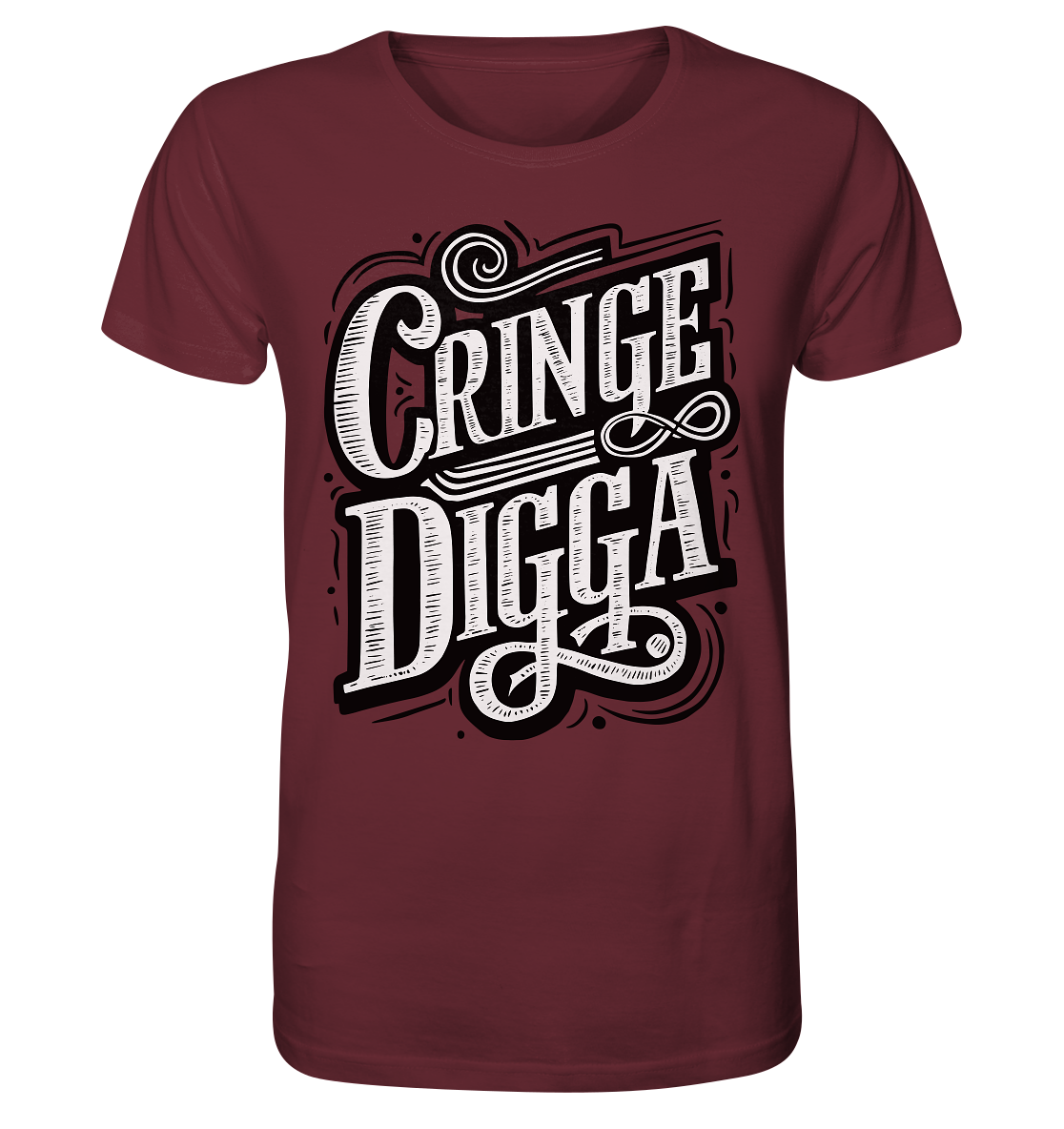 Cringe Digga - Organic Shirt - GruemArt