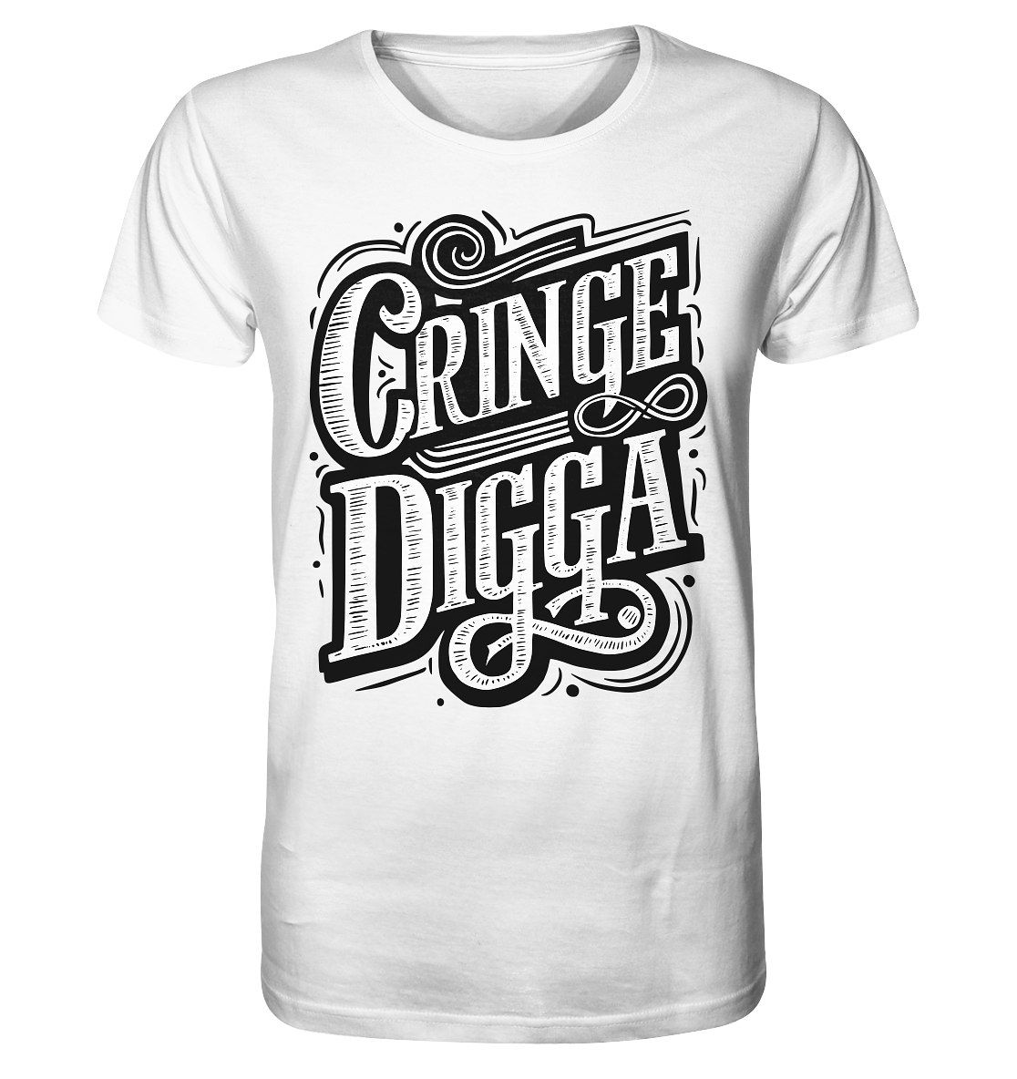 Cringe Digga - Organic Shirt - GruemArt