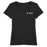 GruemArt Patch - Fitted Ladies Organic Shirt - Lady - Shirts (Black, XS, ) - GruemArt