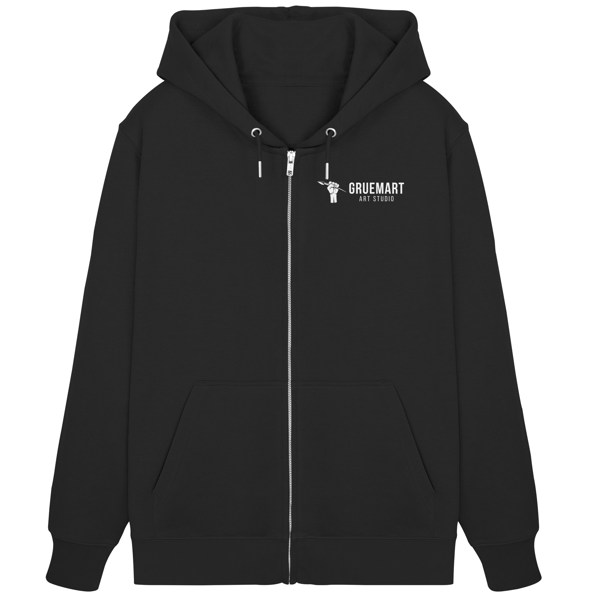 GruemArt Patch - Organic Zipper - Jacken/ Zipper (Black, XS, ) - GruemArt