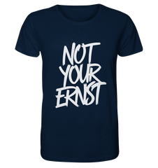 NOT YOUR ERNST - Organic Shirt - Unisex-Shirts (French Navy, XS, ) - GruemArt