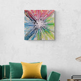 Center Shock - Gemälde (40x40cm, , ) - GruemArt