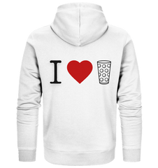 I LOVE SCHORLE BUNT - Organic Zipper - Jacken/ Zipper (White, S, ) - GruemArt