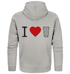 I LOVE SCHORLE BUNT - Organic Zipper - Jacken/ Zipper (Heather Grey, S, ) - GruemArt