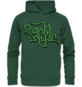 Junkstyle - Organic Basic Hoodie - Hoodies (Bottle Green, XS, ) - GruemArt