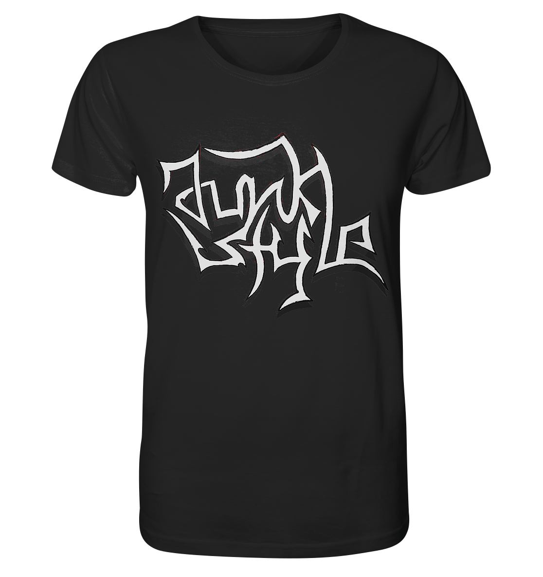 Junkstyle - Organic Shirt - Unisex-Shirts (Black, XS, ) - GruemArt
