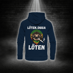 LÖTEN DIGGA - HOODIE UNISEX - Hoodies (French Navy, XS, ) - GruemArt