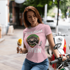 LÖTEN DIGGA - LADIES SHIRT - Lady-Shirts (Pink, S, ) - GruemArt