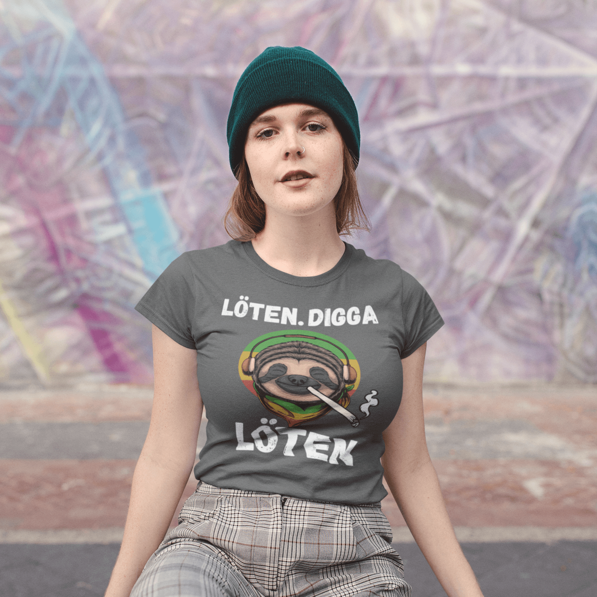 LÖTEN DIGGA - LADIES SHIRT - Lady-Shirts (Pink, S, ) - GruemArt