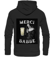 Merci Babbe - Organic Basic Hoodie - Hoodie (Schwarz, XS, ) - GruemArt