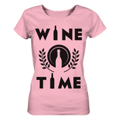 WINE TIME - Lady Shirt - Lady Shirt (Cotton Pink, S, ) - GruemArt