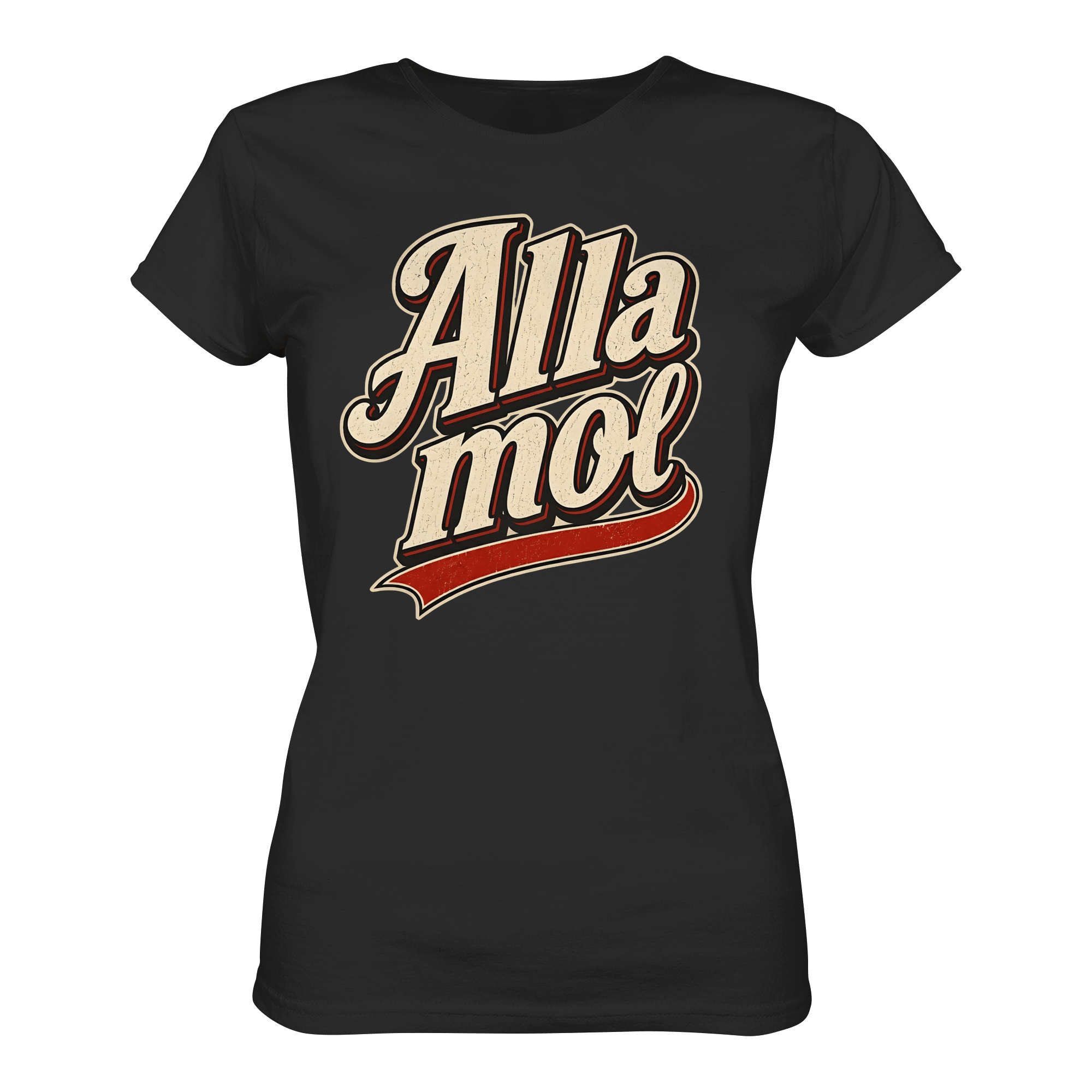 Alla mol - Ladies Bio - Shirt - Lady Shirt (Black, XS, ) - GruemArt