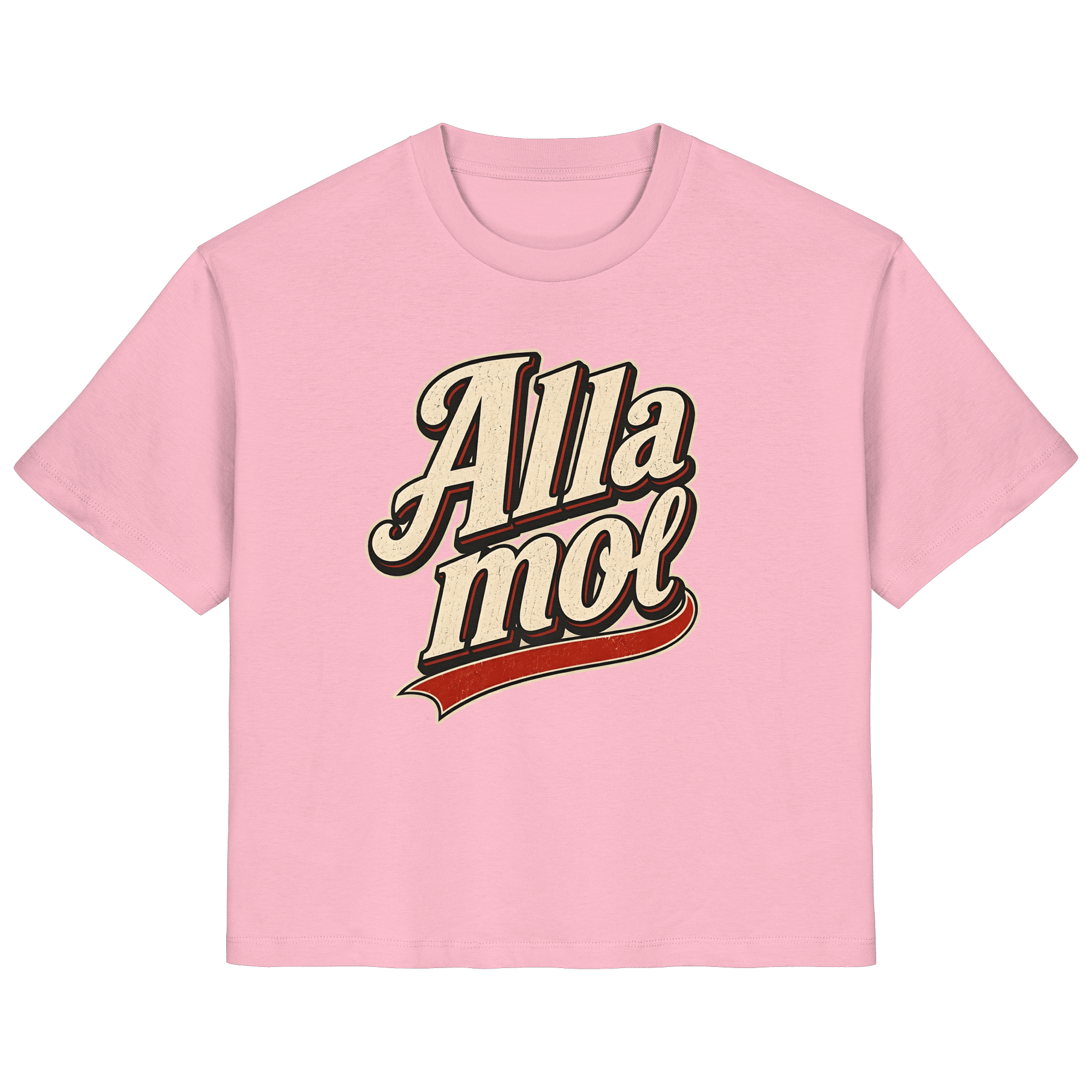 Alla mol - Ladies Bio - Shirt - Lady Shirt (Cotton Pink, XS, ) - GruemArt
