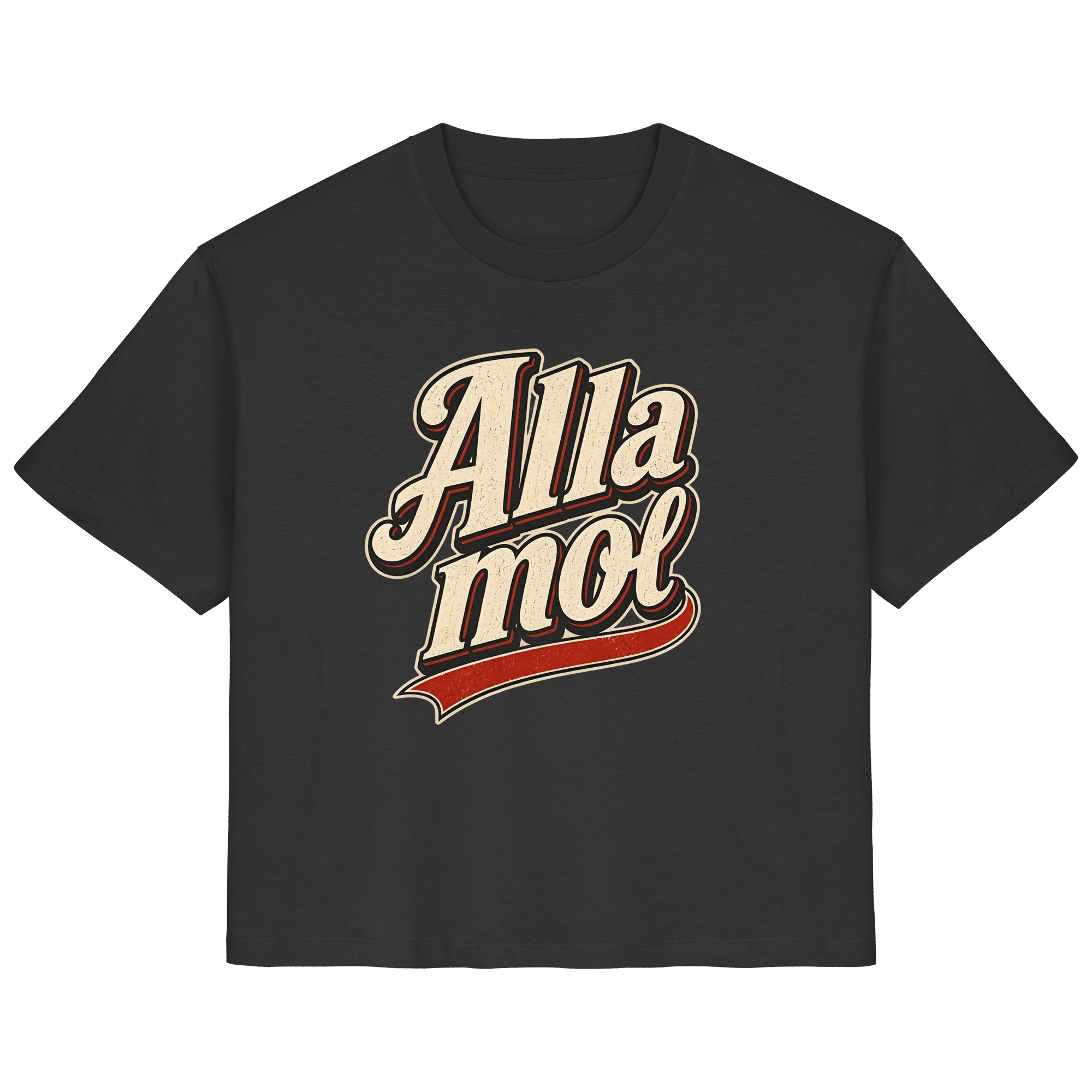 Alla mol - Ladies Bio - Shirt - Lady Shirt (Black, XS, ) - GruemArt