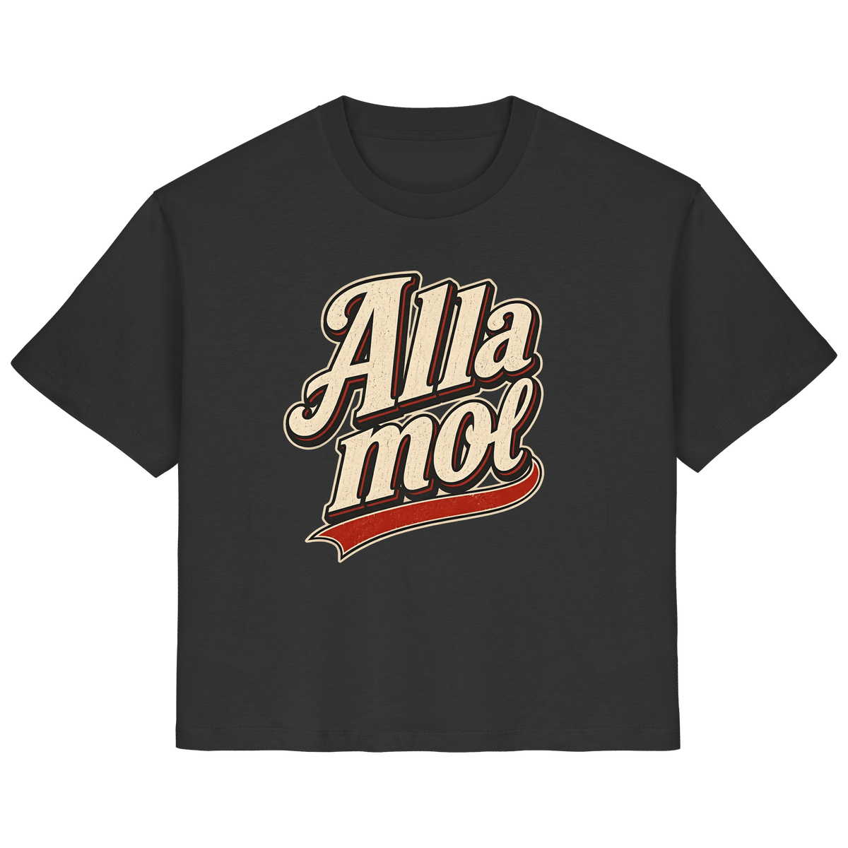 Alla mol - Ladies Bio - Shirt - Lady Shirt (Black, XS, ) - GruemArt