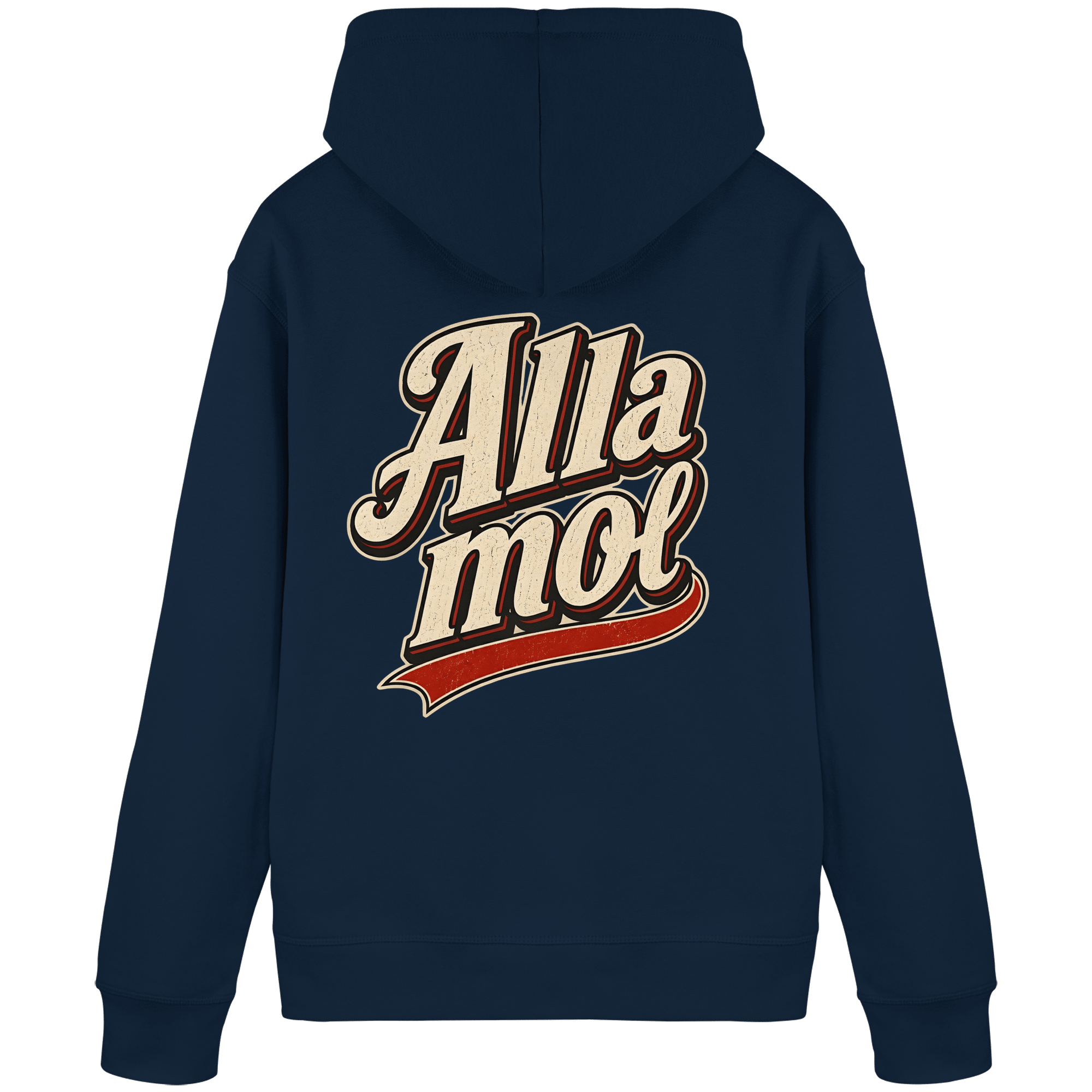 Alla mol - Unisex Bio - Hoodie - Hoodie (French Navy, S, ) - GruemArt