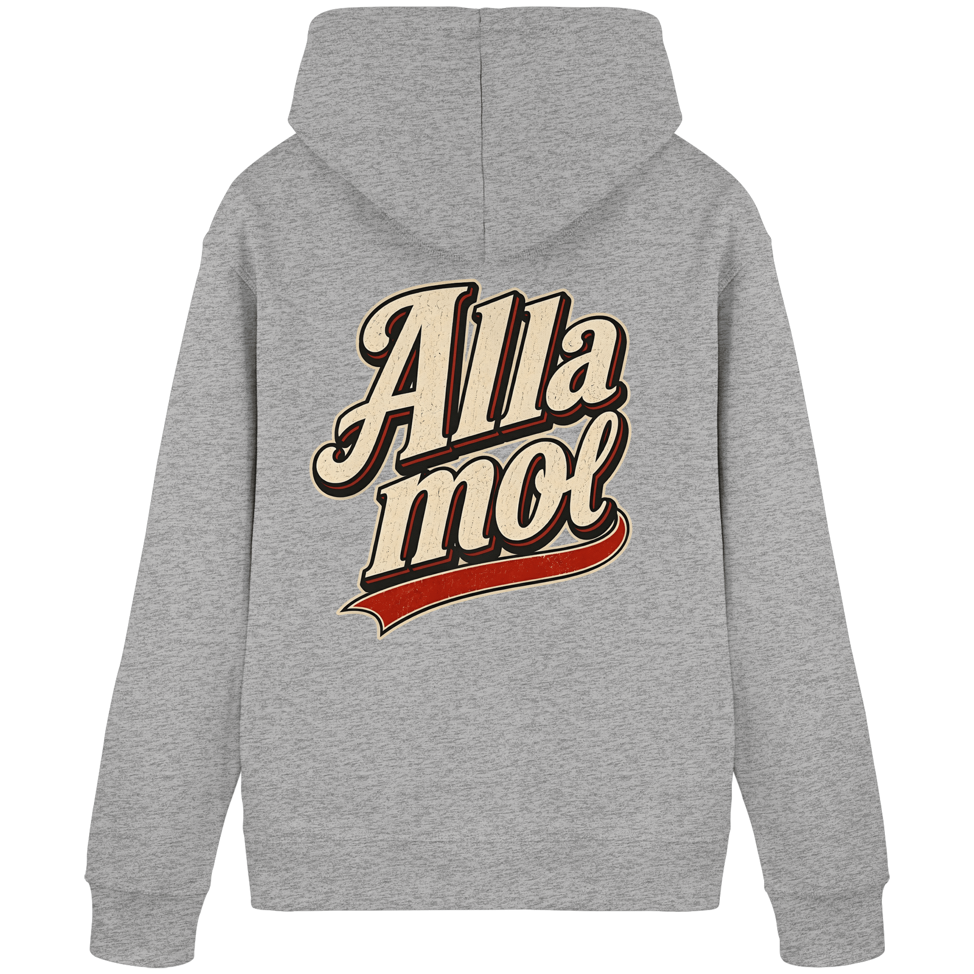 Alla mol - Unisex Bio - Hoodie - Hoodie (Heather Grey, S, ) - GruemArt