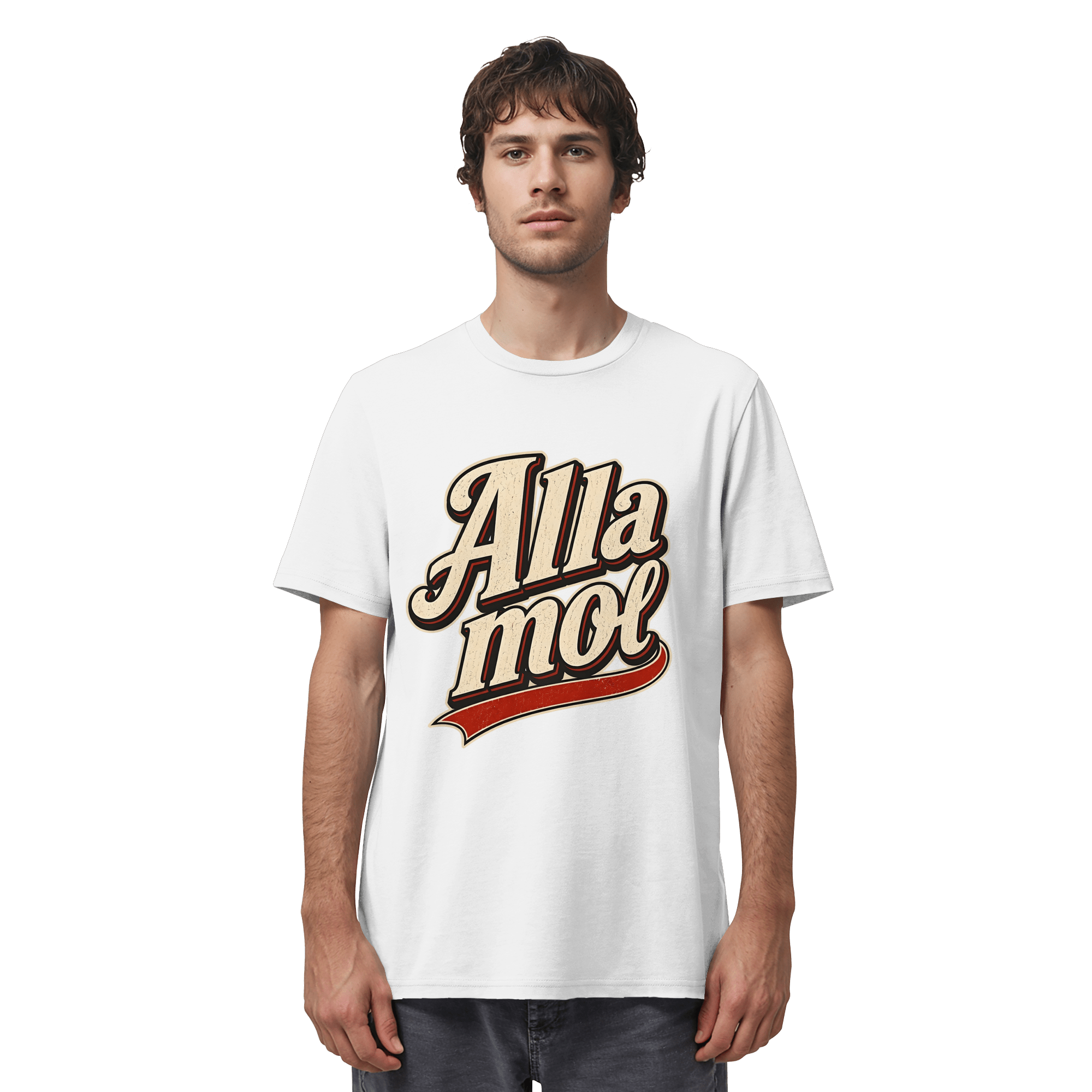 Alla mol - Unisex Bio - Shirt - Unisex Shirt (White, XS, ) - GruemArt
