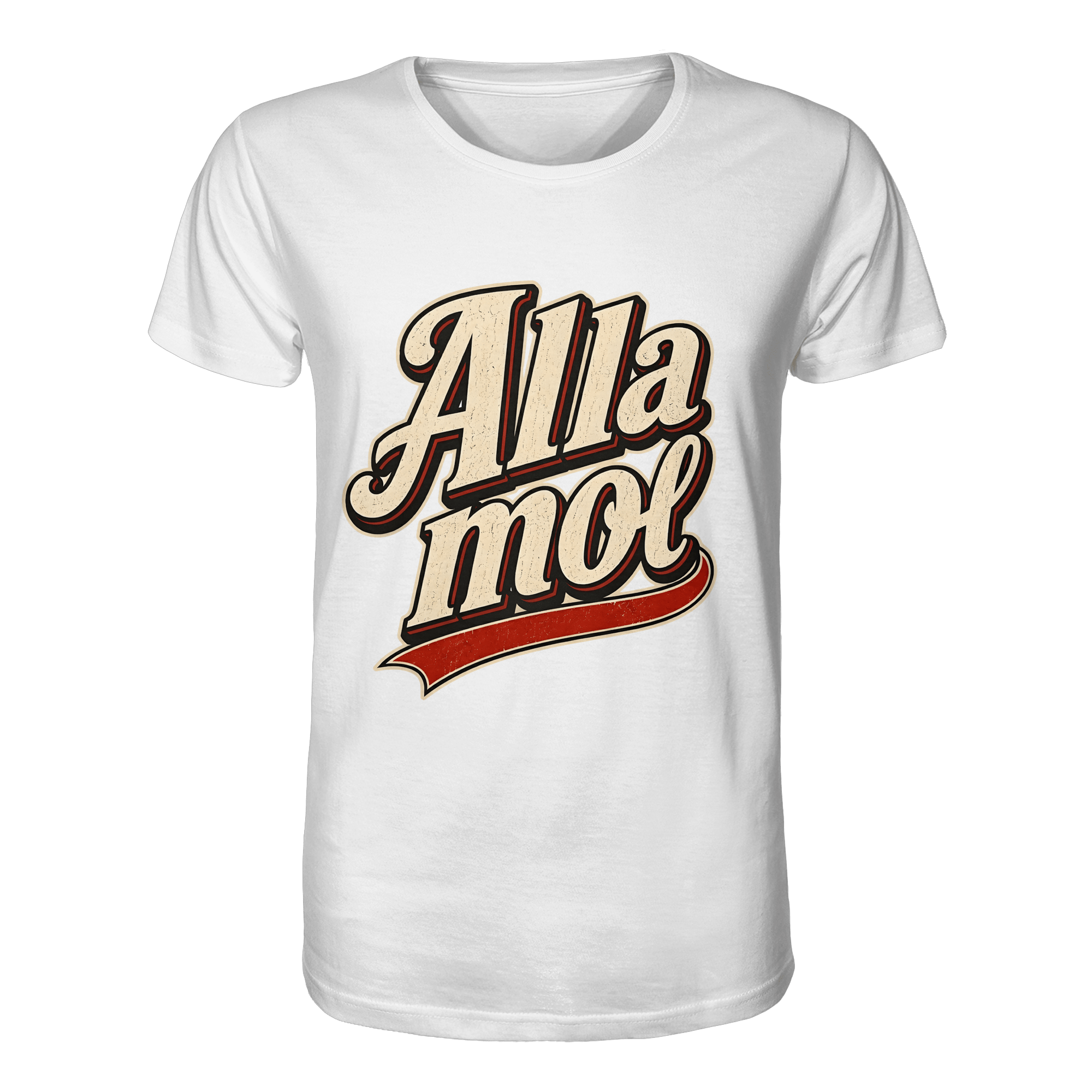Alla mol - Unisex Bio - Shirt - Unisex Shirt (White, XS, ) - GruemArt