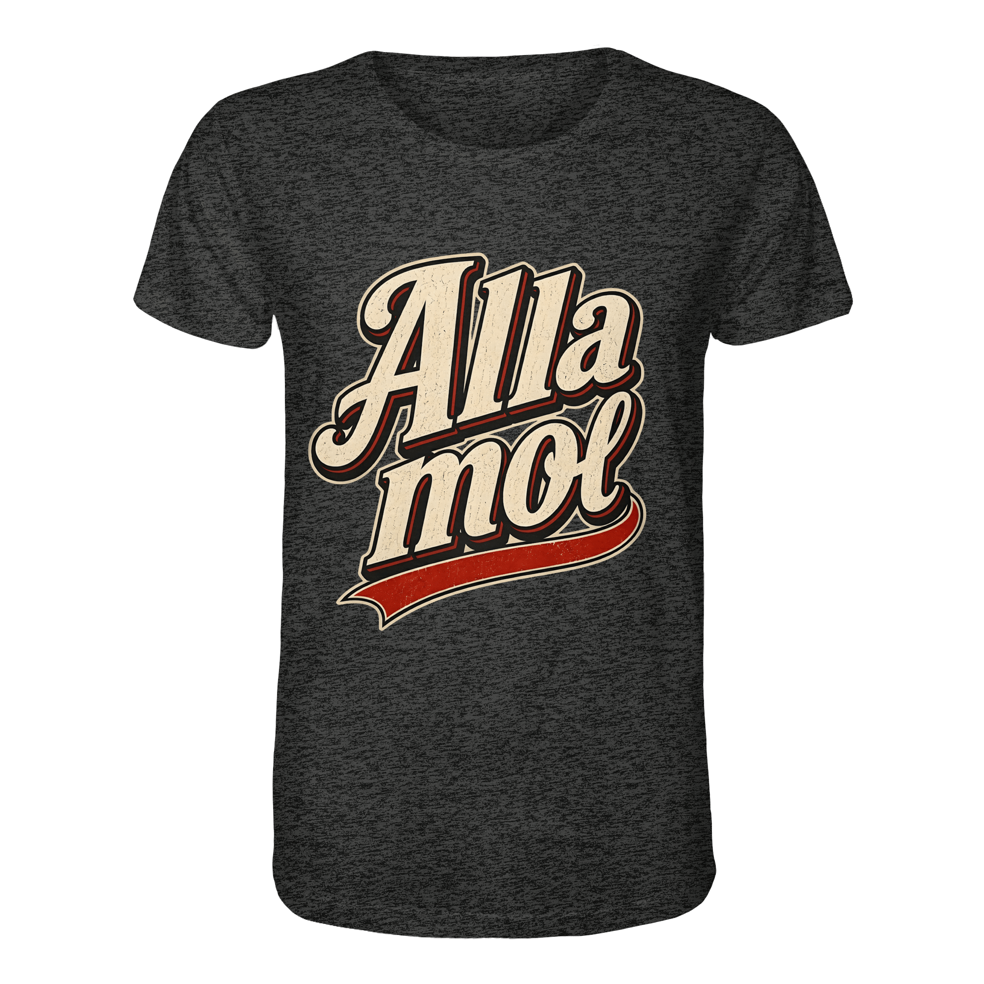 Alla mol - Unisex Bio - Shirt - Unisex Shirt (Dark Heather Grey, XS, ) - GruemArt