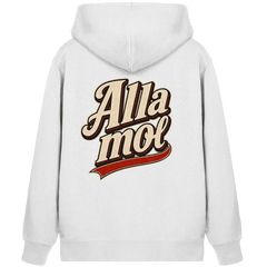 Alla mol - Unisex Bio - Zipper - Jacken/ Zipper (Weiß, XS, ) - GruemArt